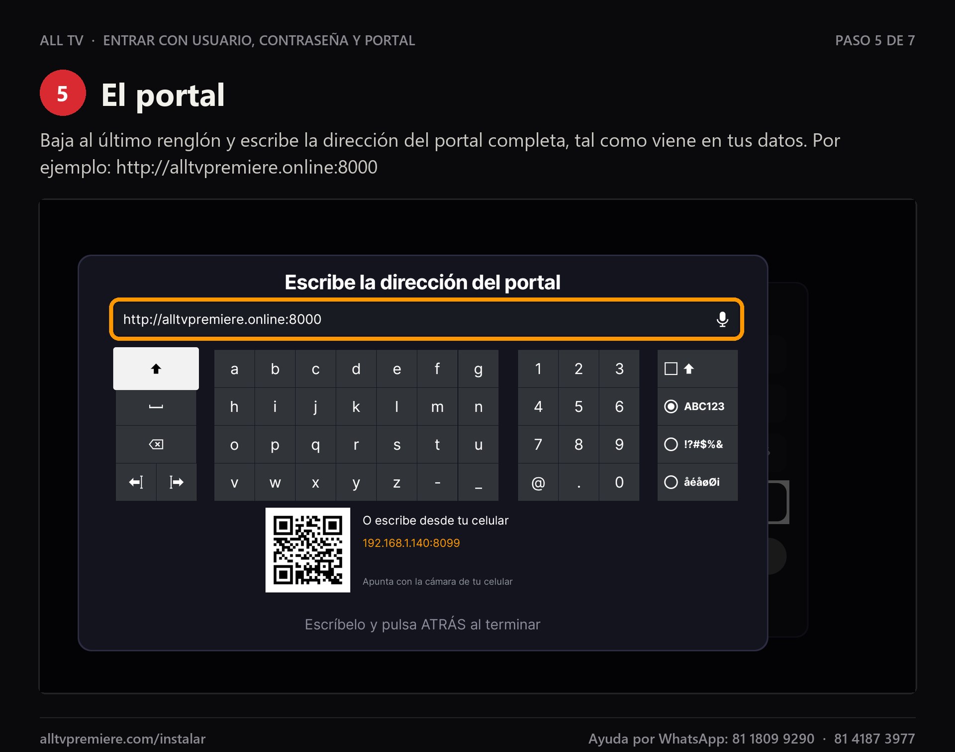 Paso 5 de 7